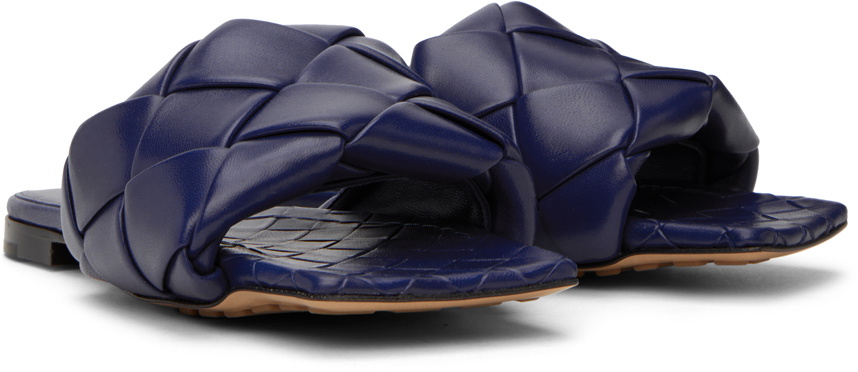 サンダル・ミュール Bottega Veneta Lido Flat Sandal Blue Bottega Veneta Lido Flat Sandal Blue Sandals | THE LIST