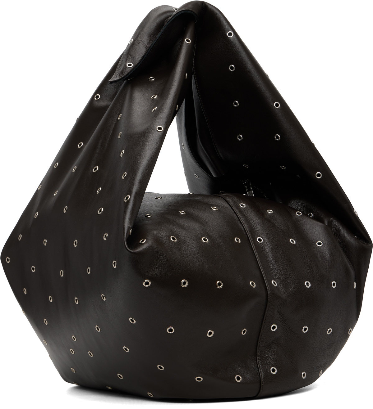 Gimaguas Brown Luna Eyelets Bag