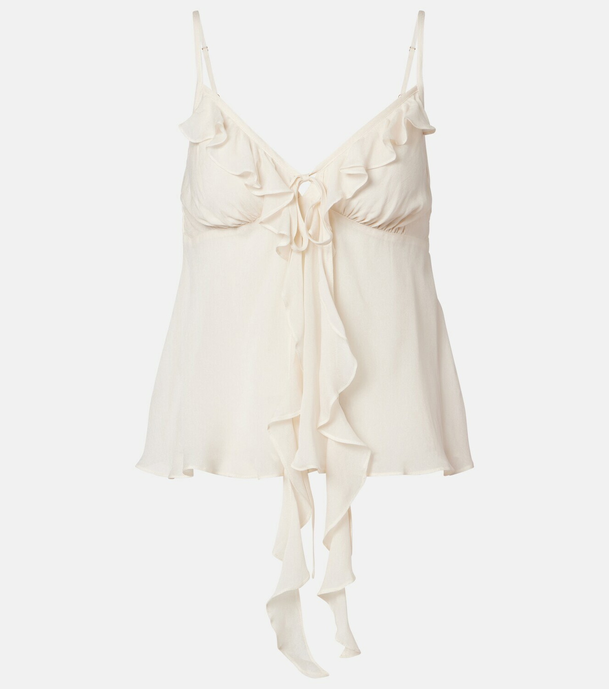 Poupette St Barth Camille ruffled camisole