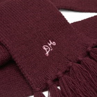 Damson Madder Women's Tassel Hooded Scarf in Burg 