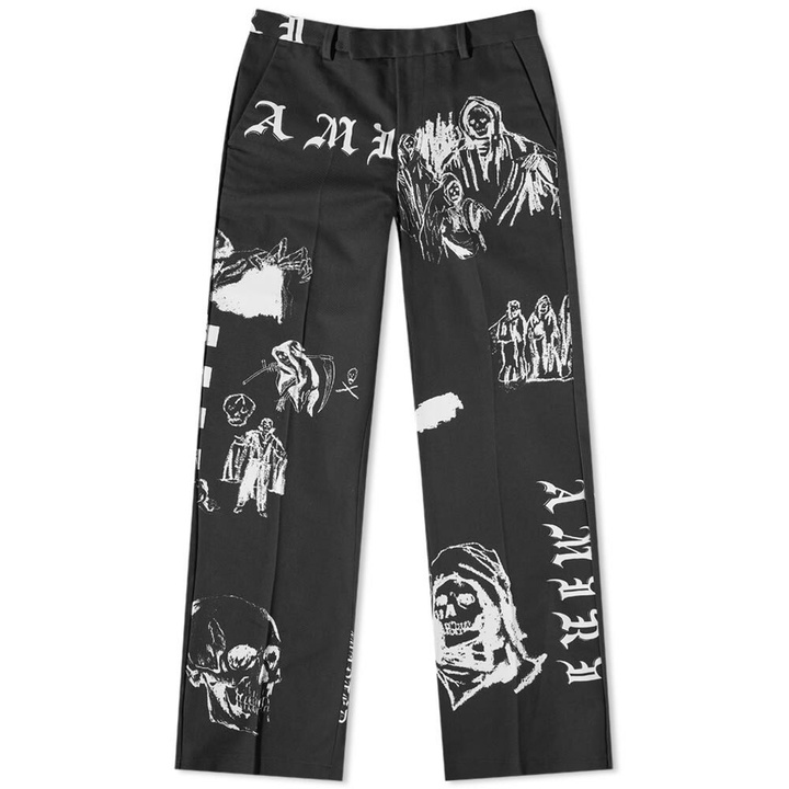 Photo: AMIRI Wes Lang B&W Baggy Pant in Black/White