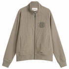 Heresy Men's Knot Zip Knit Cardigan in Mushroom
