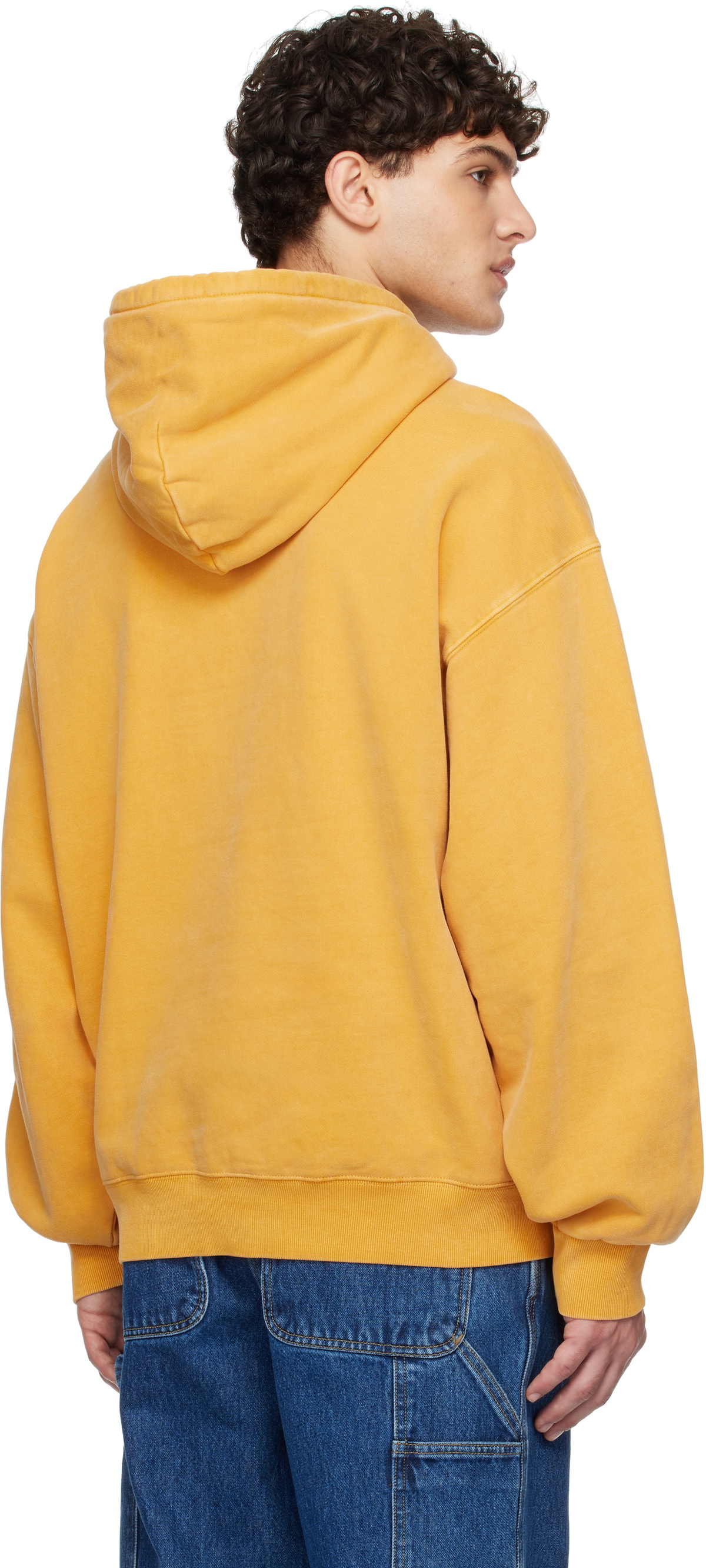 【人気！】Carhartt Work In Progress イエロー Stamp フーディ 人気！】Carhartt Work In Progress イエロー Stamp フーディ
