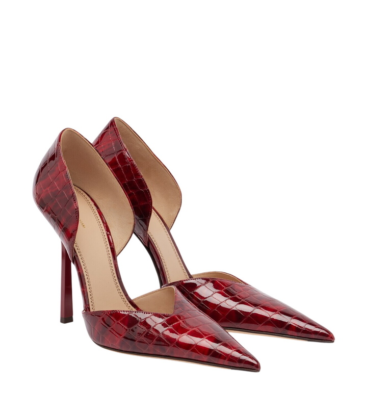 Photo: Victoria Beckham Victoria croc-effect leather pumps