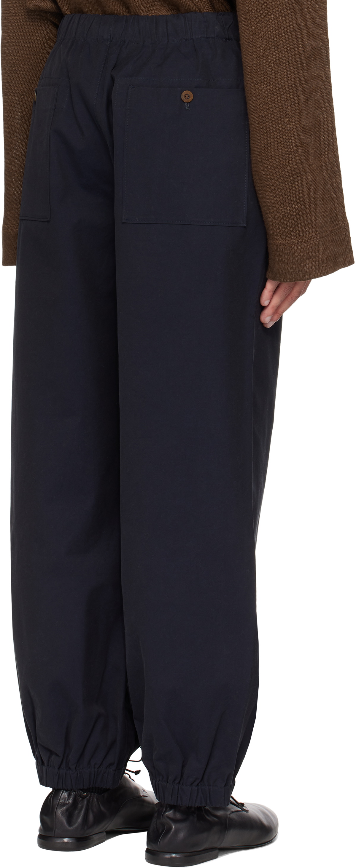 Aviva Jifei Xue Black Drawstring Lounge Pants