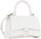 Balenciaga White Hourglass Bag