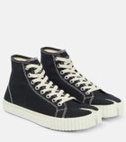 Maison Margiela - Tabi high-top canvas sneakers