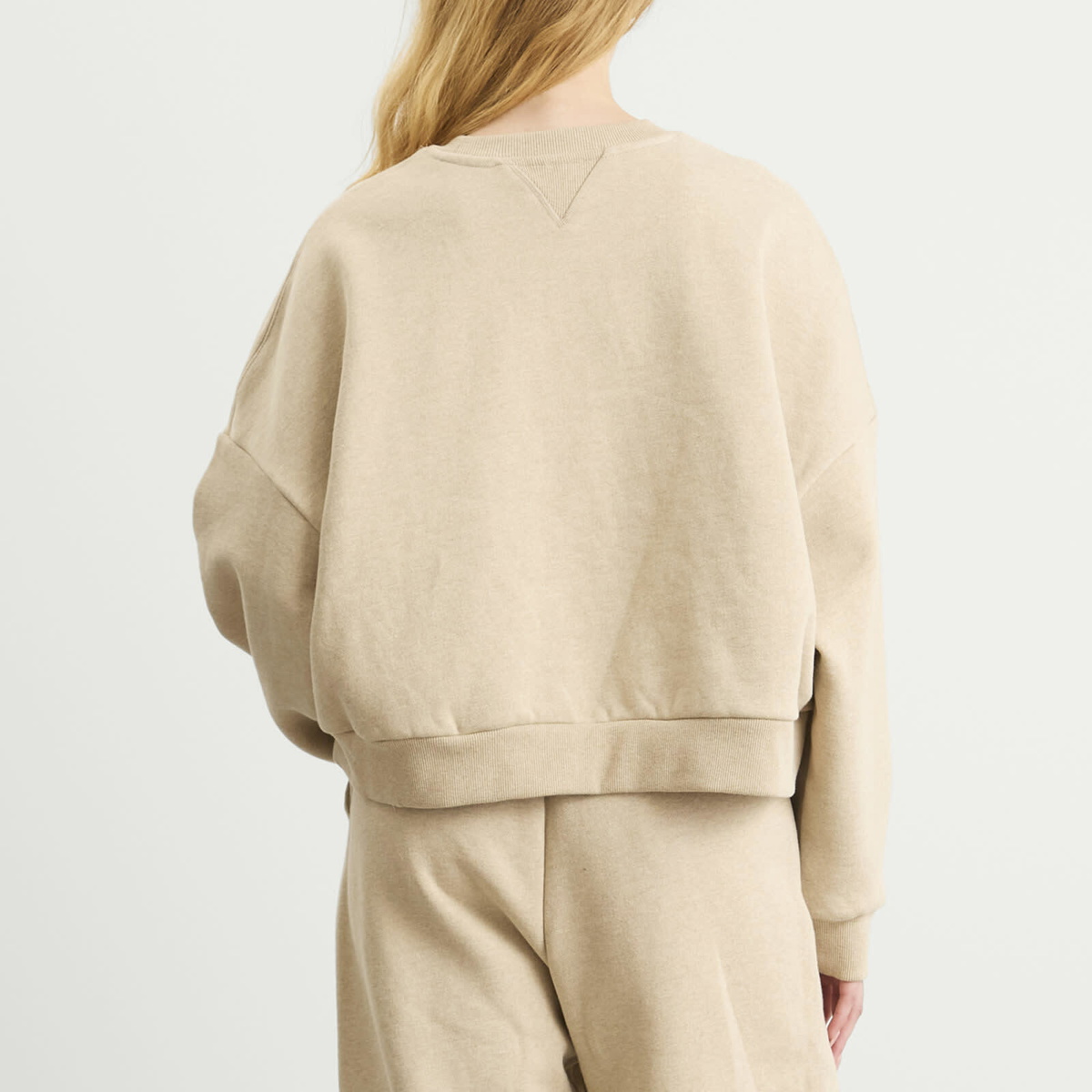 Entire Studios Women's Box Crewneck Sweater in Taupe