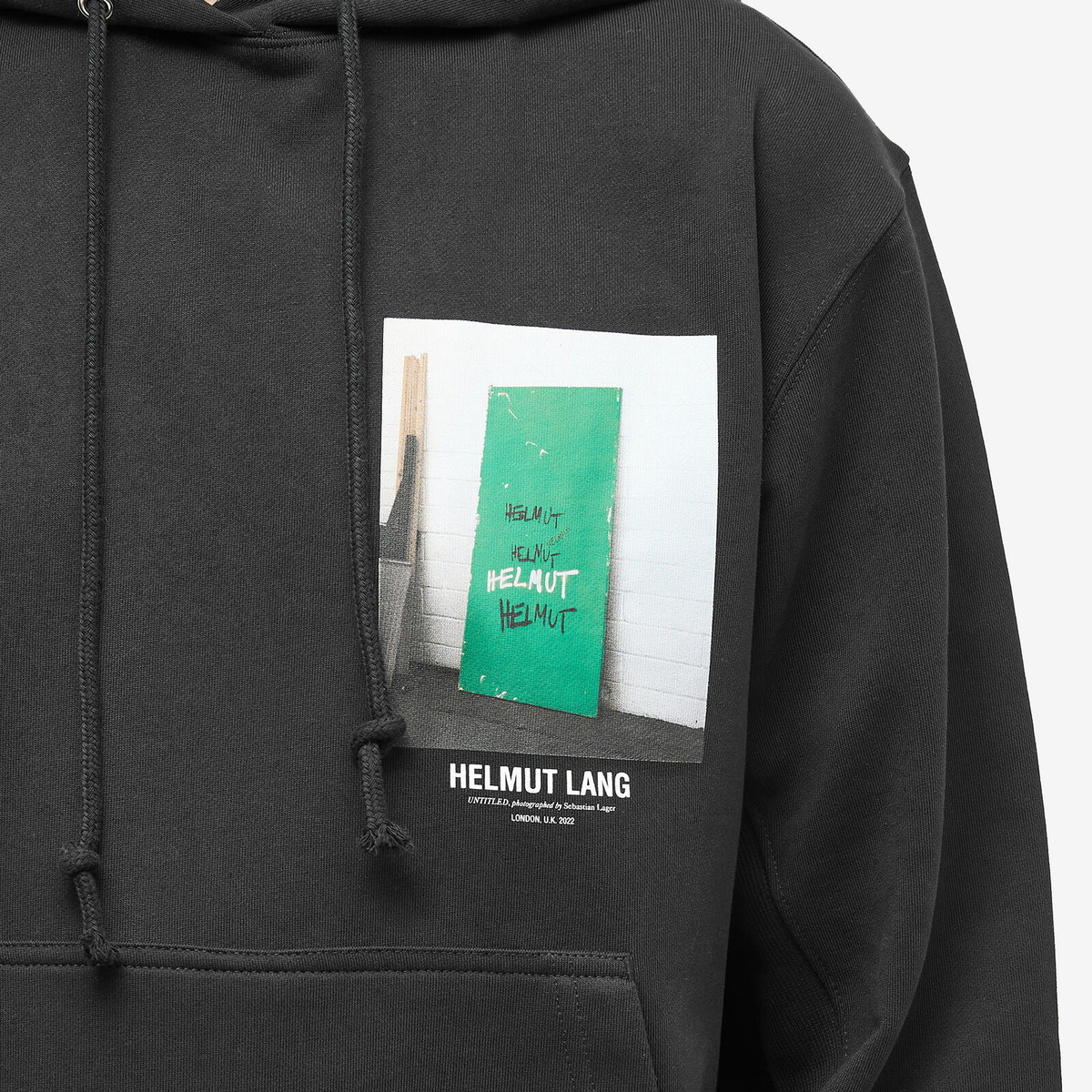 Helmut Lang Men's Photo 6 Zip Hoody in Black Helmut Lang