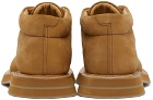 Jacquemus Brown 'Les Chaussures Bricolo' Lace-Up Work Boots