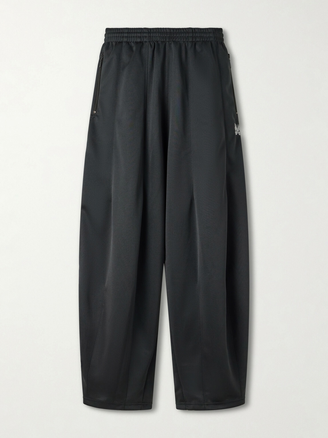 Needles - H. D. Logo-Embroidered Tech-Jersey Track Pants - Black