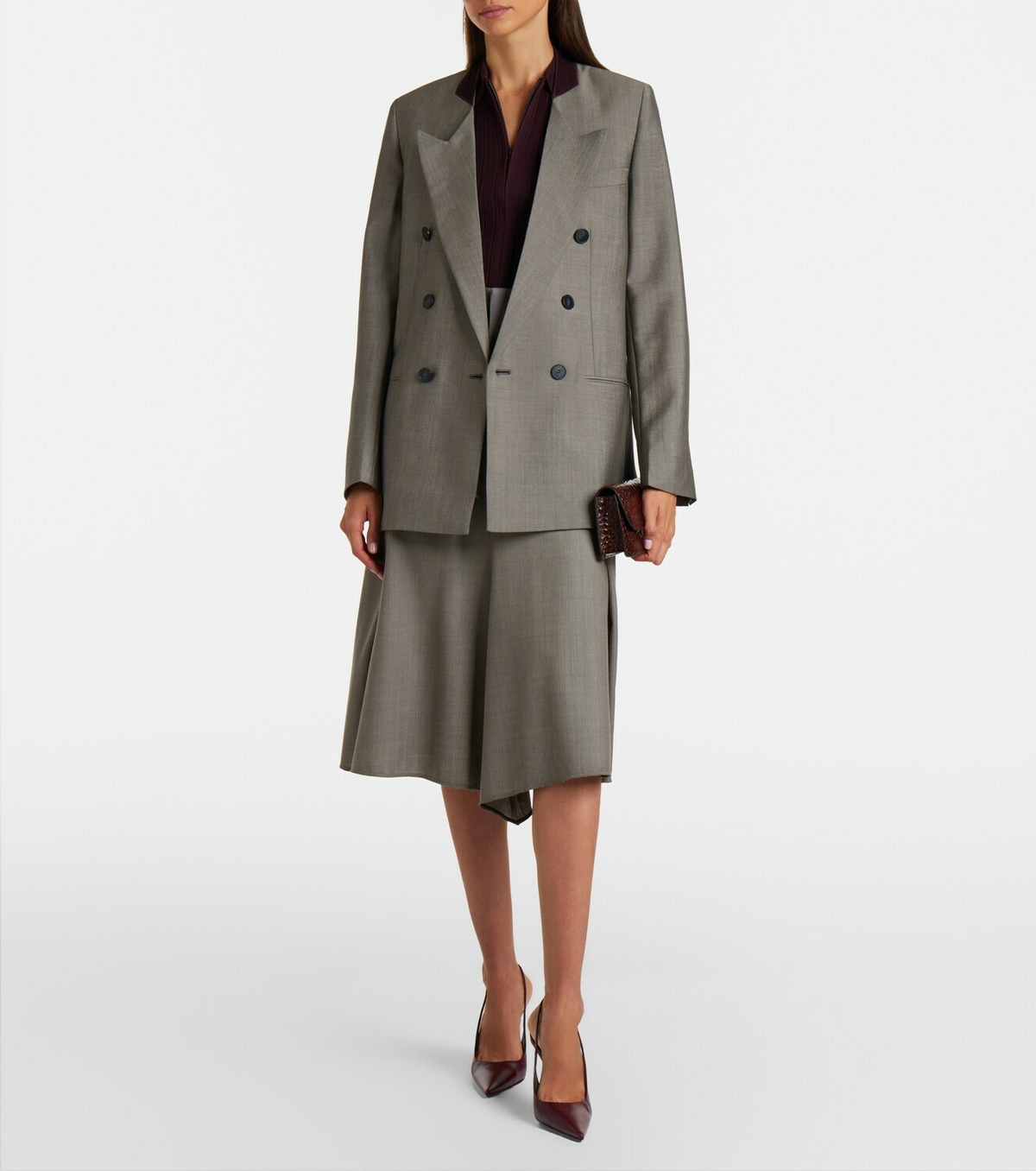 Victoria Beckham Beatrice wool and mohair blazer