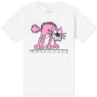 IDEA x Roobarb & Custard Scaredy Cat T-Shirt in White