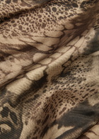 DE LA Vali Pampero Leopard-print Satin-twill Mini Dress Brown