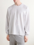WTAPS - Logo-Appliquéd Cotton-Jersey T-Shirt - Gray