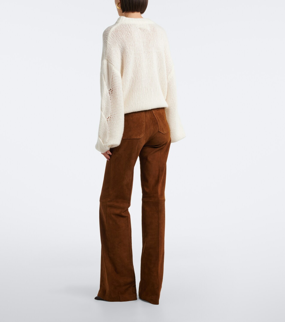 Stouls Lizzy suede bootcut pants
