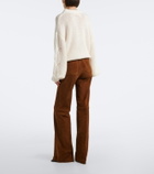 Stouls Lizzy suede bootcut pants