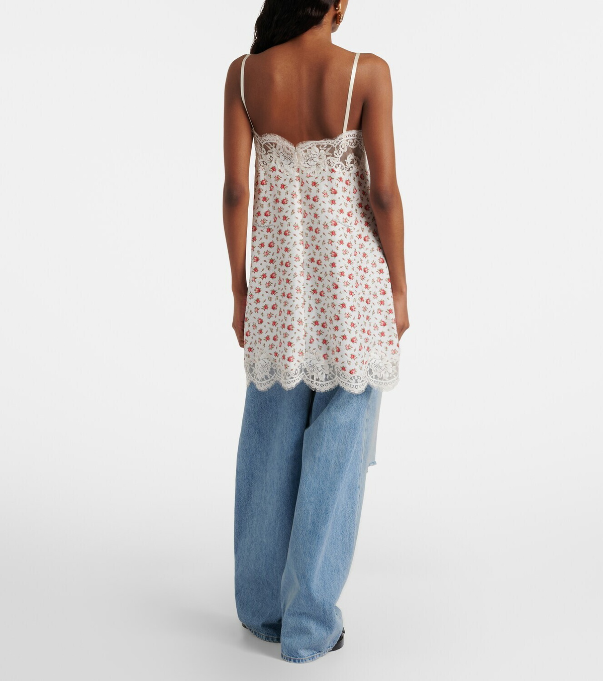 Dolce&Gabbana Distressed wide-leg jeans