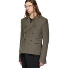 Rick Owens Grey JMF Cropped Blazer