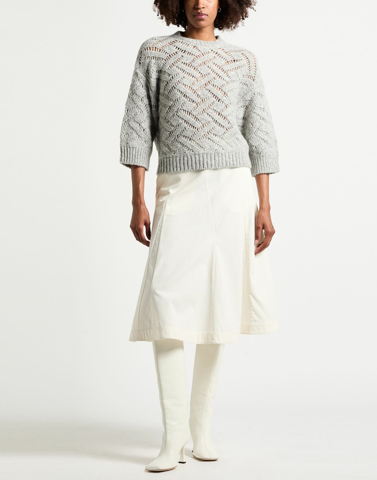Peserico Womens Sweater Light in Grey
