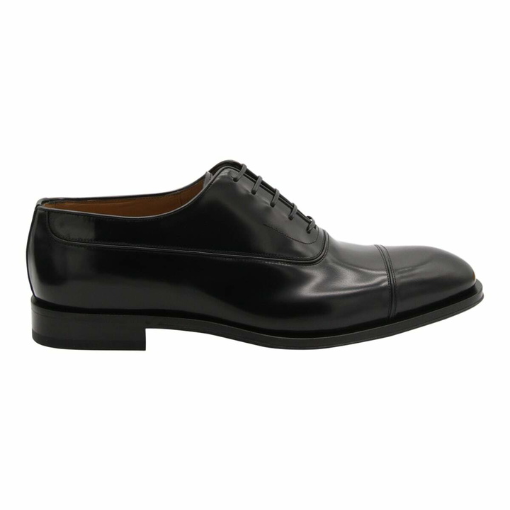 Photo: Ferragamo Black Leather Lace Up Shoes
