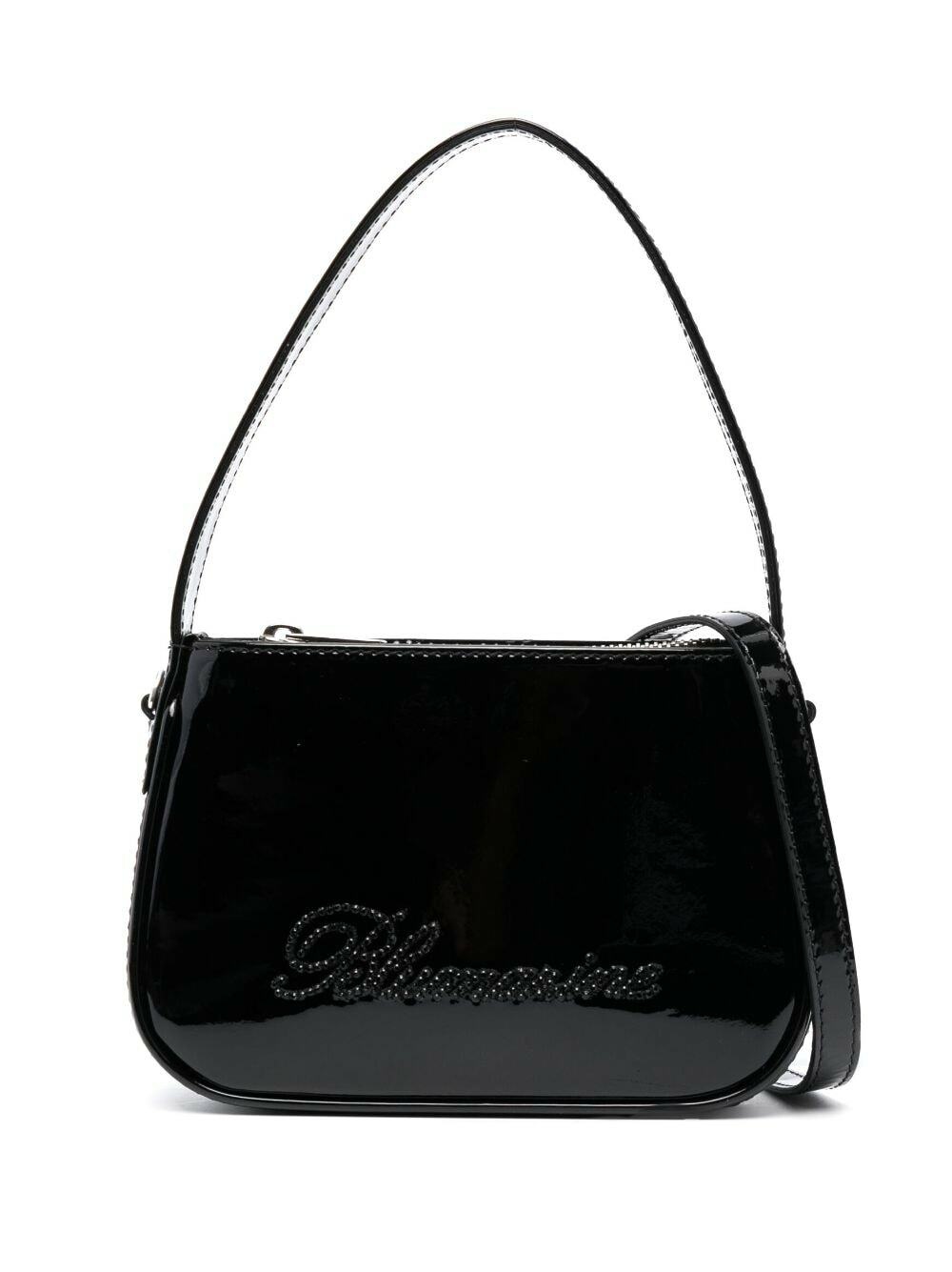 BLUMARINE - Logo Patent Leather Top-handle Bag Blumarine