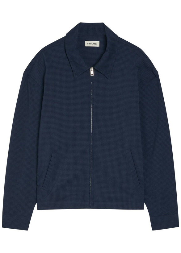 Photo: Frame Seersucker Jacket Navy