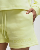 New Balance Hyperembossed Short Yellow - Womens - Sport & Team Shorts