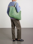 BODE - Logo-Embroidered Waxed-Cotton Tote Bag