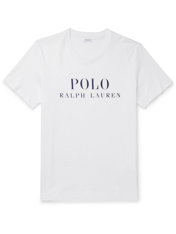 Photo: POLO RALPH LAUREN - Logo-Print Cotton-Jersey Pyjama T-Shirt - White