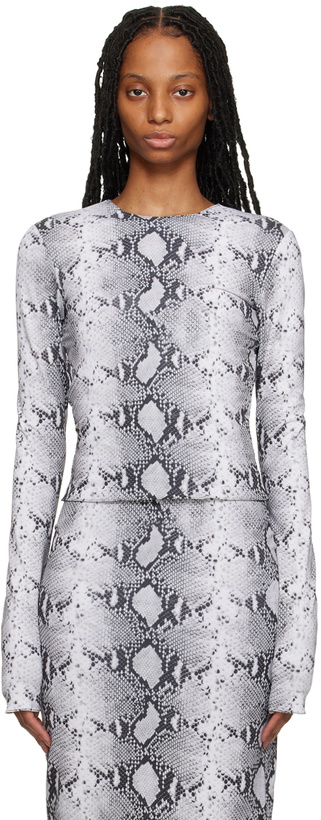 Photo: 16Arlington Gray Tanith Long Sleeve T-Shirt