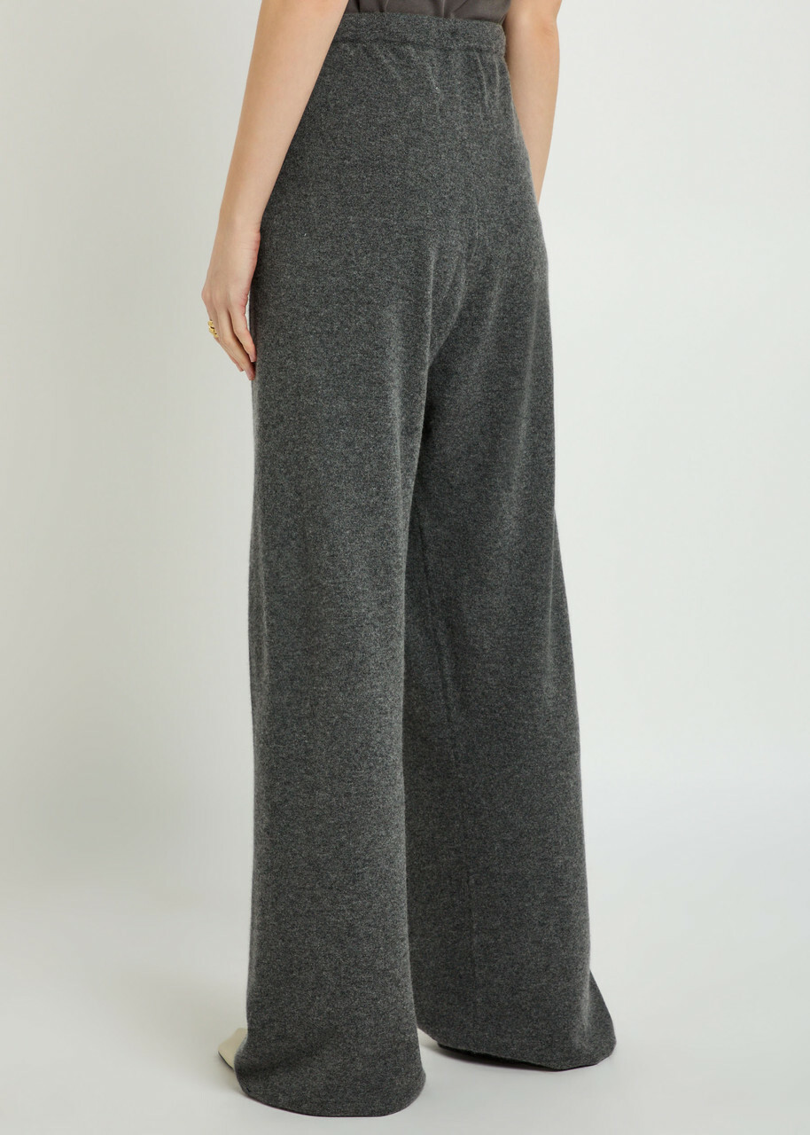 Extreme Cashmere N°462 Slouch Cashmere-blend Trousers - Dark Grey - One Size