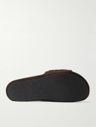 Jacquemus - Suede Slides - Brown