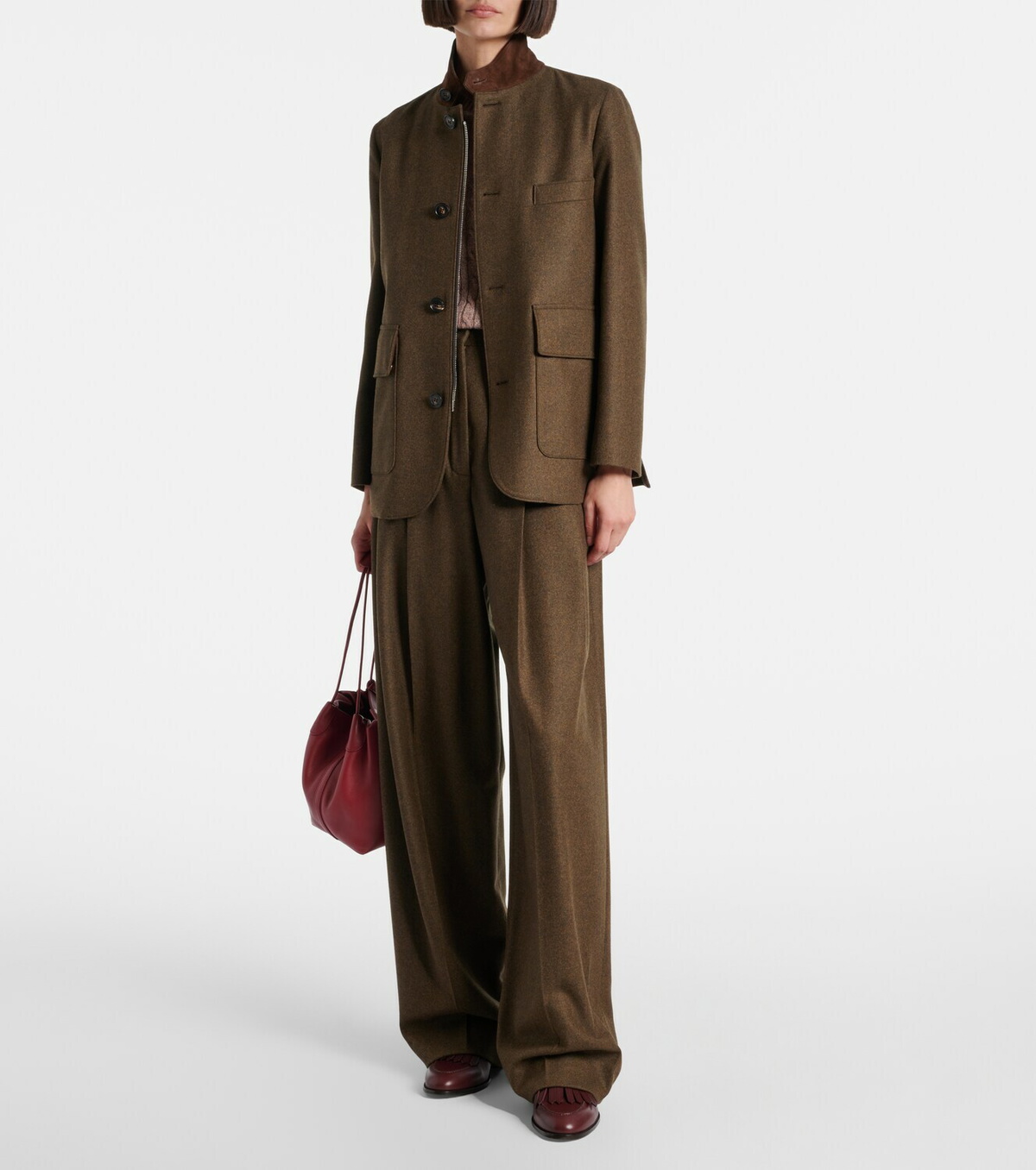 Loro Piana Pennan fringed leather loafers