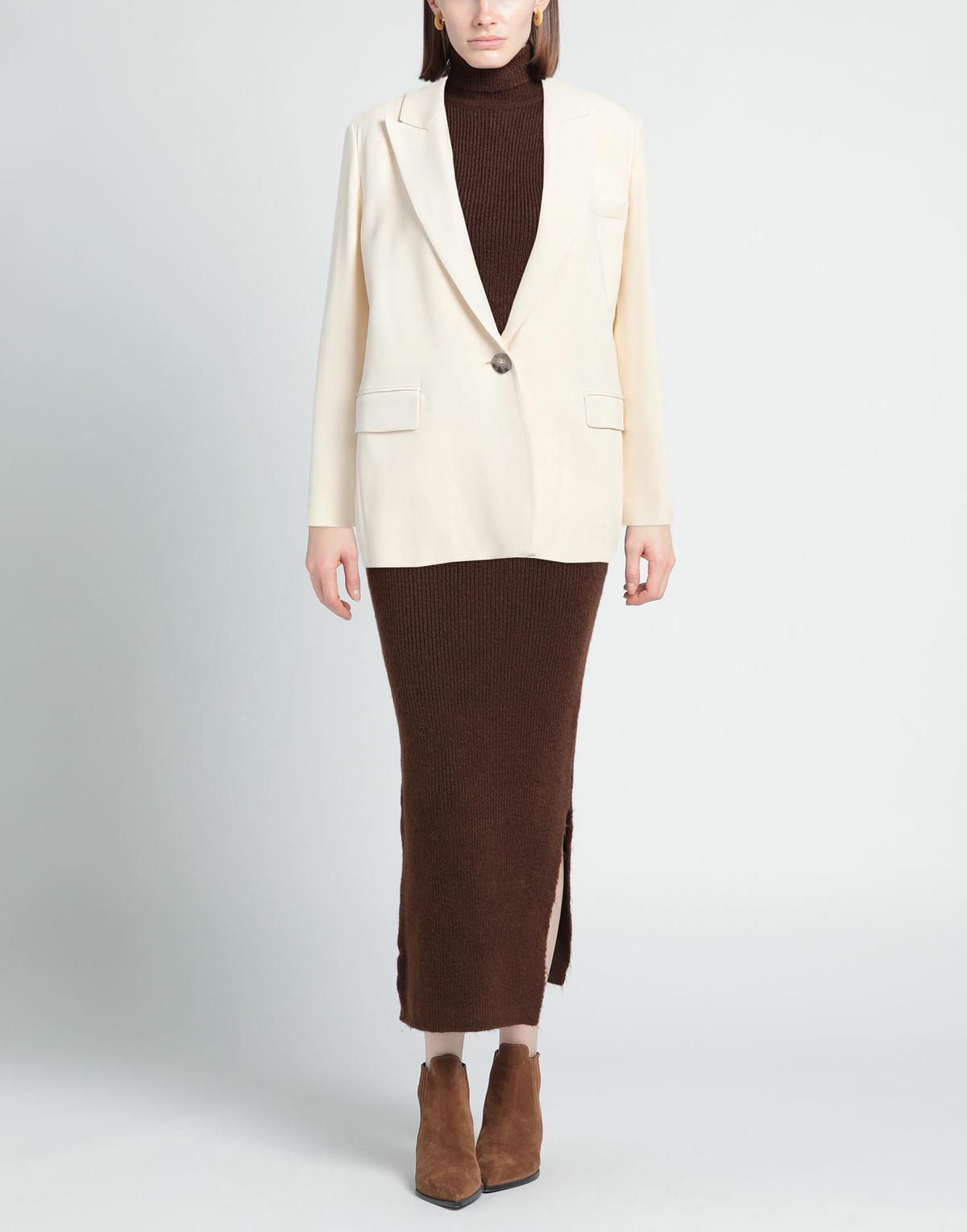 Peserico Womens Blazer Ivory