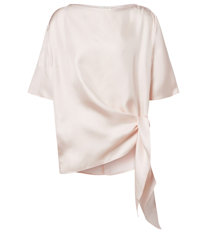 Photo: Loulou de Saison Mano silk satin top