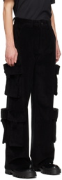 AMIRI Black Multi-Pocket Cargo Pants
