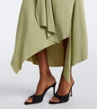 De La Vali Vida draped jersey minidress
