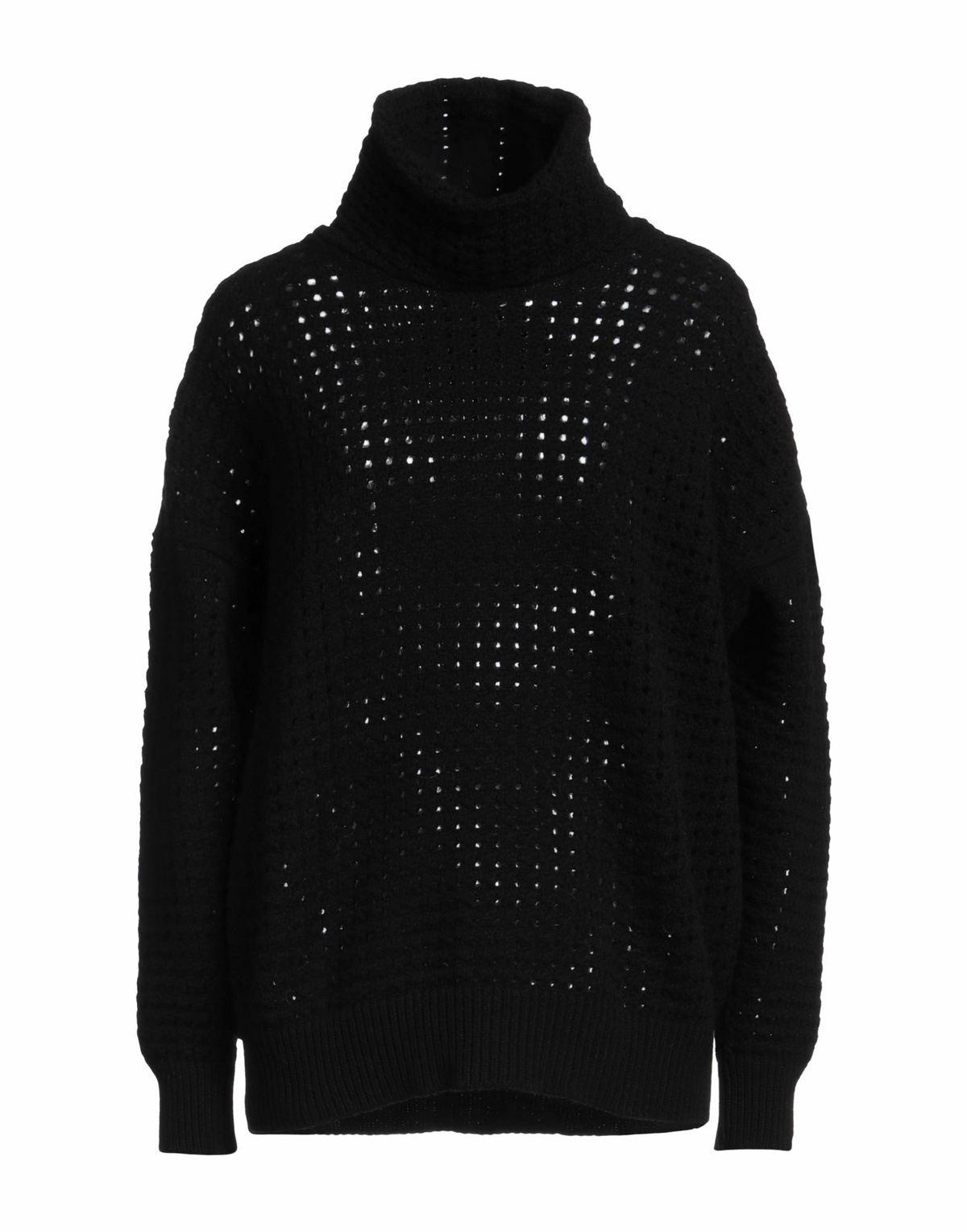 Laneus Womens Turtleneck in Black
