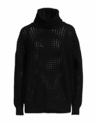 Laneus Womens Turtleneck in Black