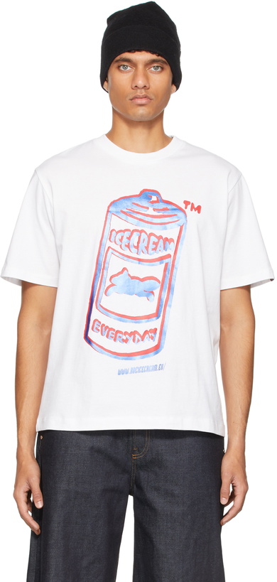 Photo: ICECREAM White Transistor Icon T-Shirt