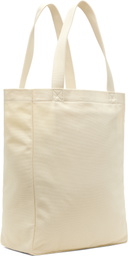 Maison Kitsuné Off-White Daisy Flower Tote