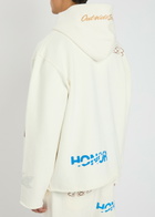 Honor The Gift 1988 Embroidered Hooded Cotton Sweatshirt White
