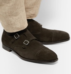 George Cleverley - Thomas Cap-Toe Leather Monk-Strap Shoes - Brown