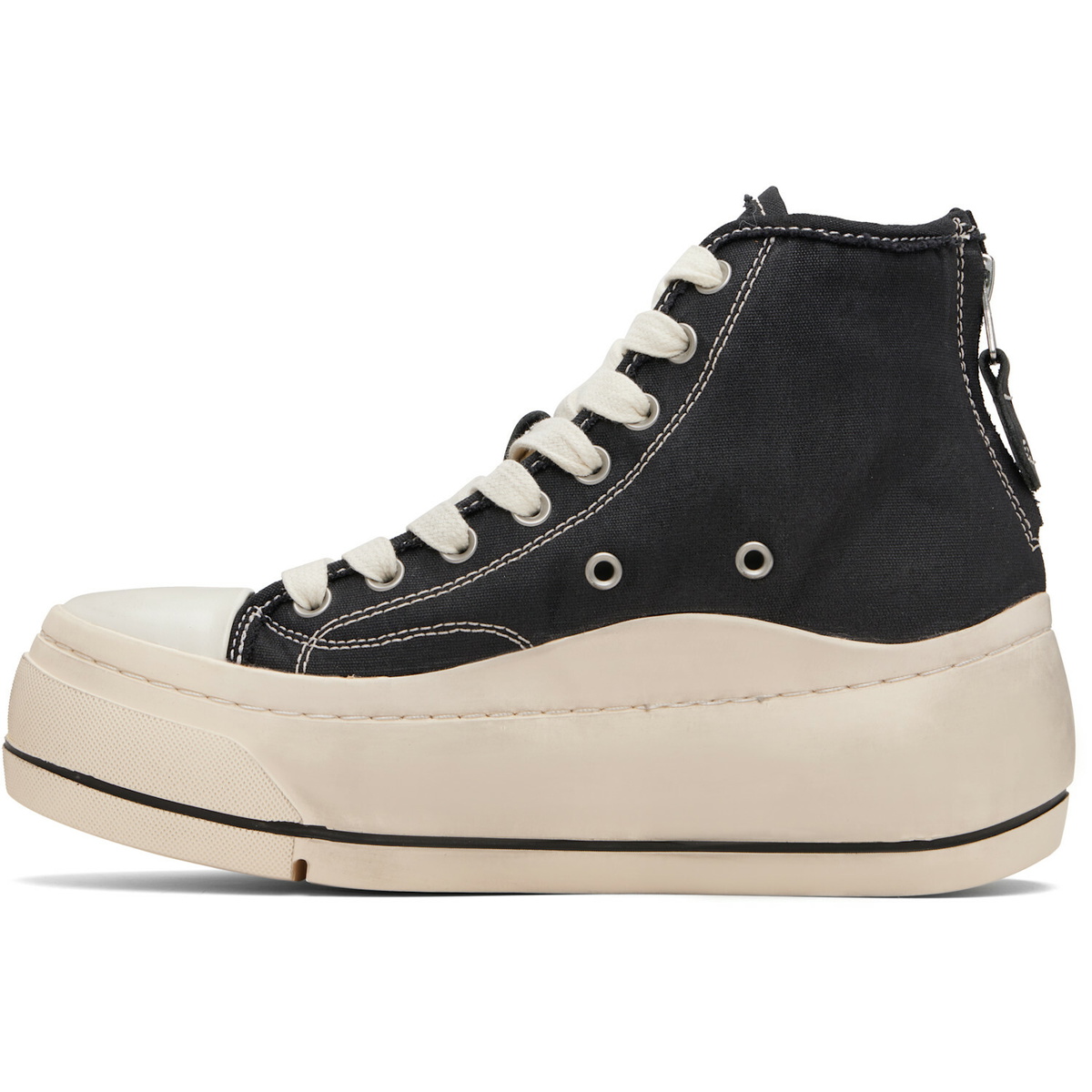 R13 Black Kurt High Top Sneakers