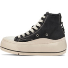 R13 Black Kurt High Top Sneakers