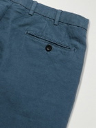 Sid Mashburn - Sport Straight-Leg Hemp and Cotton-Blend Canvas Trousers - Blue