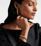 Marina B Trisolina Triple 18kt gold bangle with diamonds