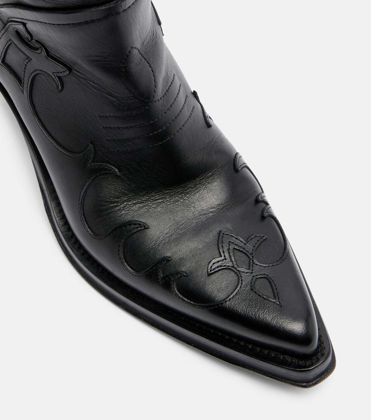 Gabriela Hearst Capitana leather cowboy boots