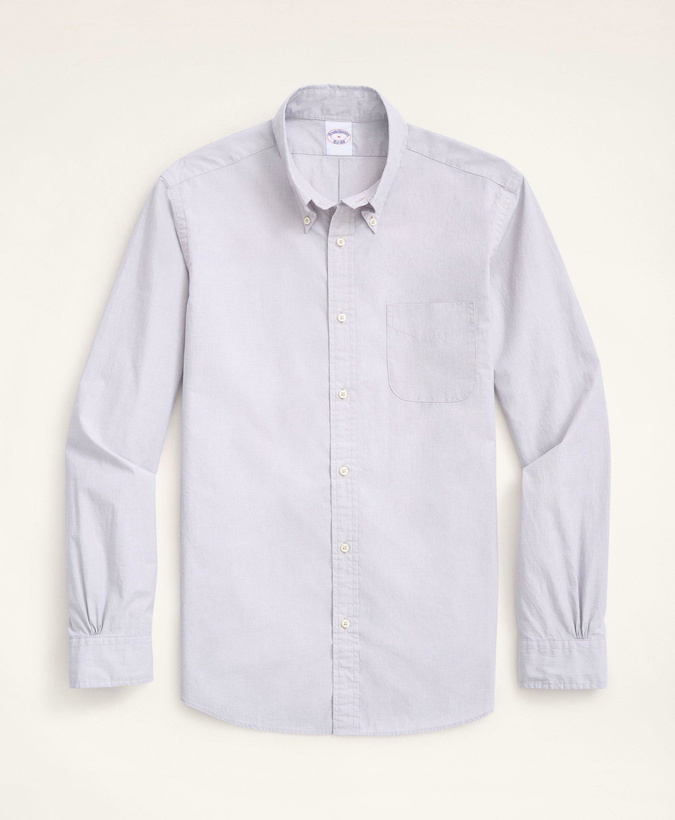 Photo: Brooks Brothers Men's Friday Shirt, Poplin End-on-End | Grey